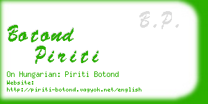 botond piriti business card